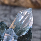 Himalayan Crystal, Chlorite, Rutile in Quartz "Omononushi no Okami" from Manihar, India, 178g / Crystal Cluster