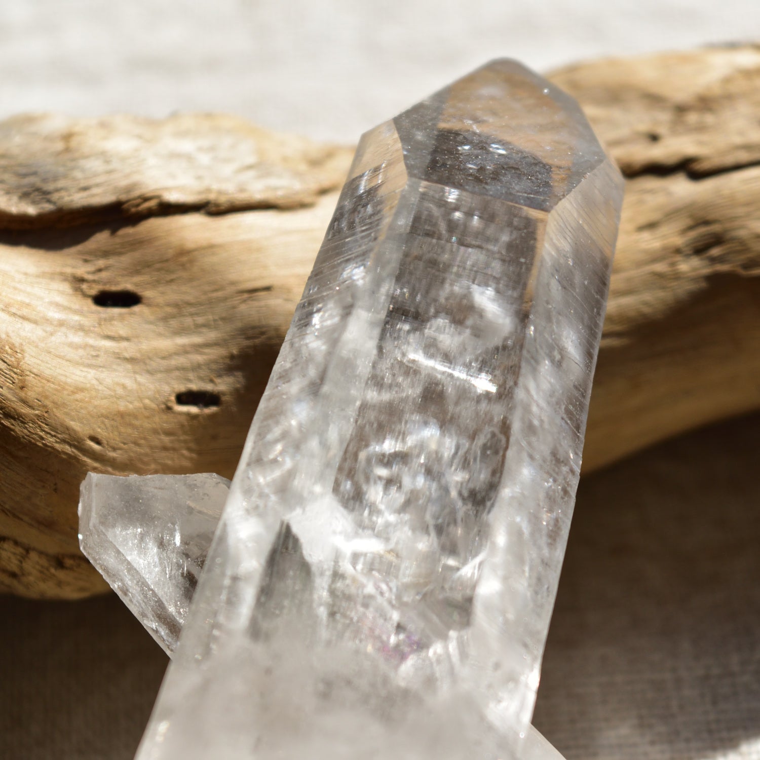 Arkansas Quartz "Twilight of Atlantis" - Double Terminated Crystal - Arkansas, USA - 154g Crystal Cluster