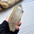 ウラル・スモーキー・クォーツ　両剣水晶　キー　ロシア・ウラル山脈産　219g