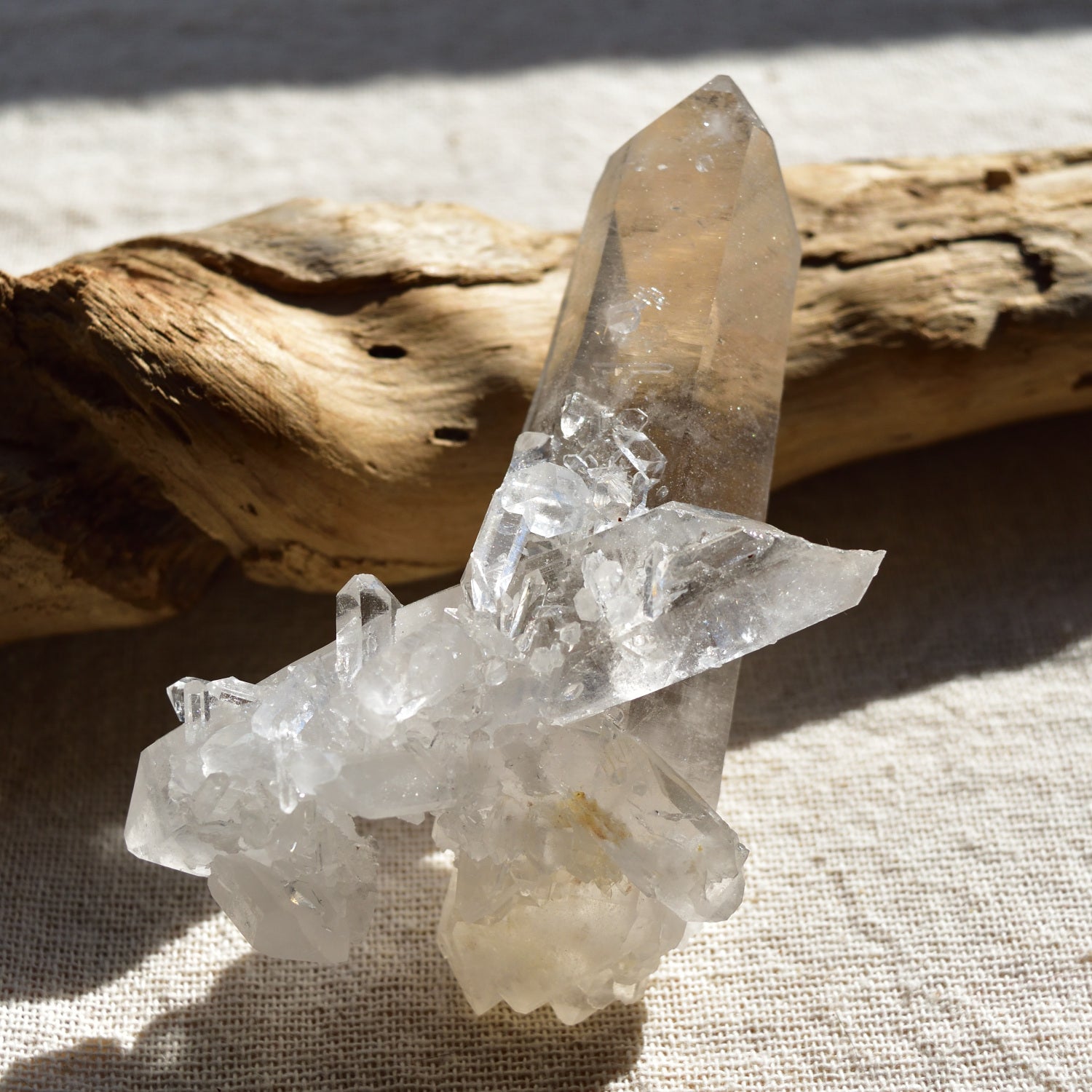 Arkansas Quartz "Twilight of Atlantis" - Double Terminated Crystal - Arkansas, USA - 154g Crystal Cluster