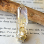 ヒマラヤ水晶　リモナイト・イン・クォーツ　ホルスの目　陰陽　貫入　パキスタン・スカルドゥ産　22g