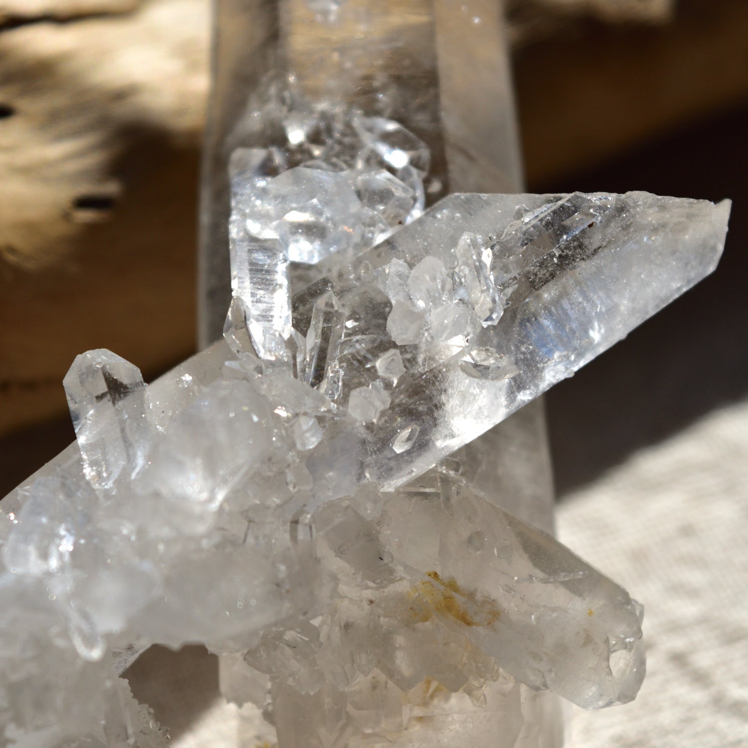 Arkansas Quartz "Twilight of Atlantis" - Double Terminated Crystal - Arkansas, USA - 154g Crystal Cluster