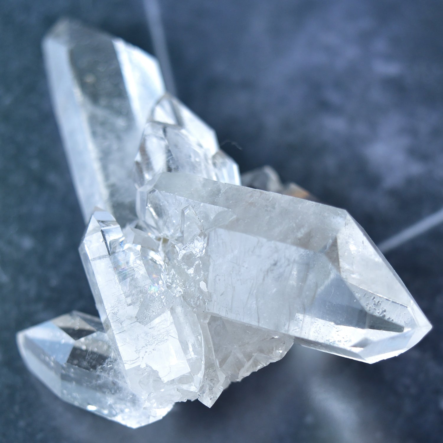 Starbrary Quartz Crystal Point ”Starburst"  Zeca de Souza mine in Minas Gerais, Brazil - 42g