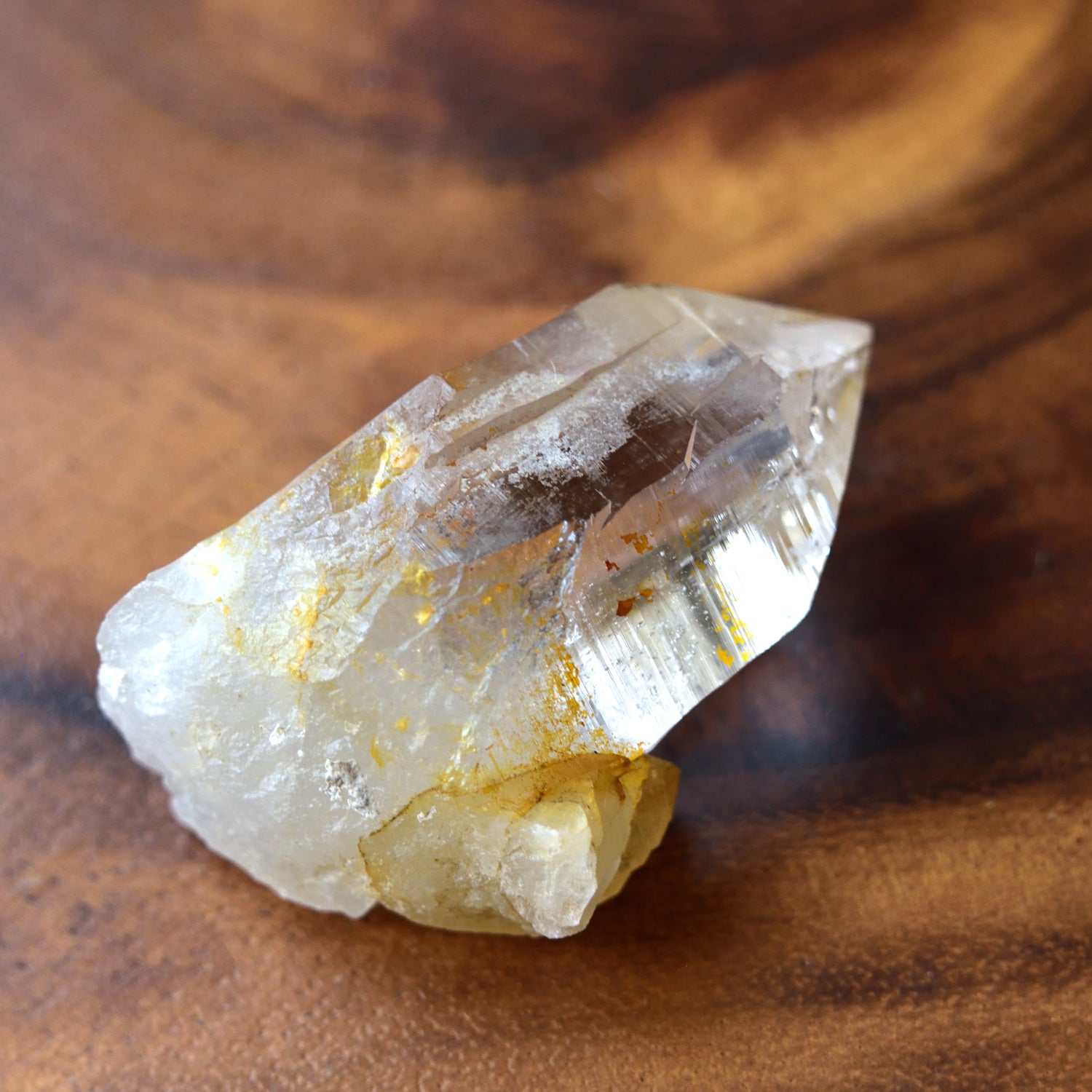 ヒマラヤ水晶　リモナイト・イン・クォーツ　パキスタン・スカルドゥ産　45g