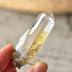 ヒマラヤ水晶　リモナイト・イン・クォーツ　ホルスの目　陰陽　貫入　パキスタン・スカルドゥ産　22g