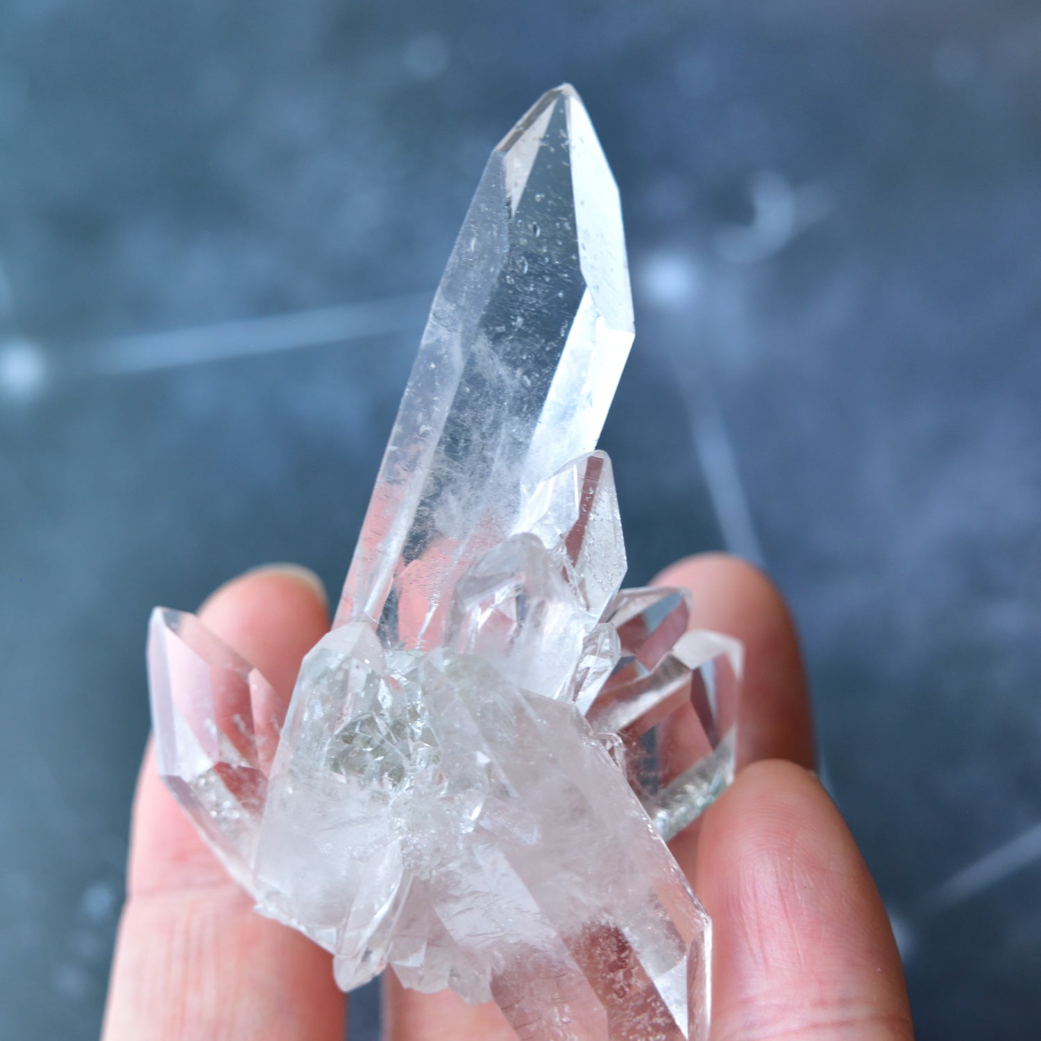 Starbrary Quartz Crystal Point ”Starburst"  Zeca de Souza mine in Minas Gerais, Brazil - 42g