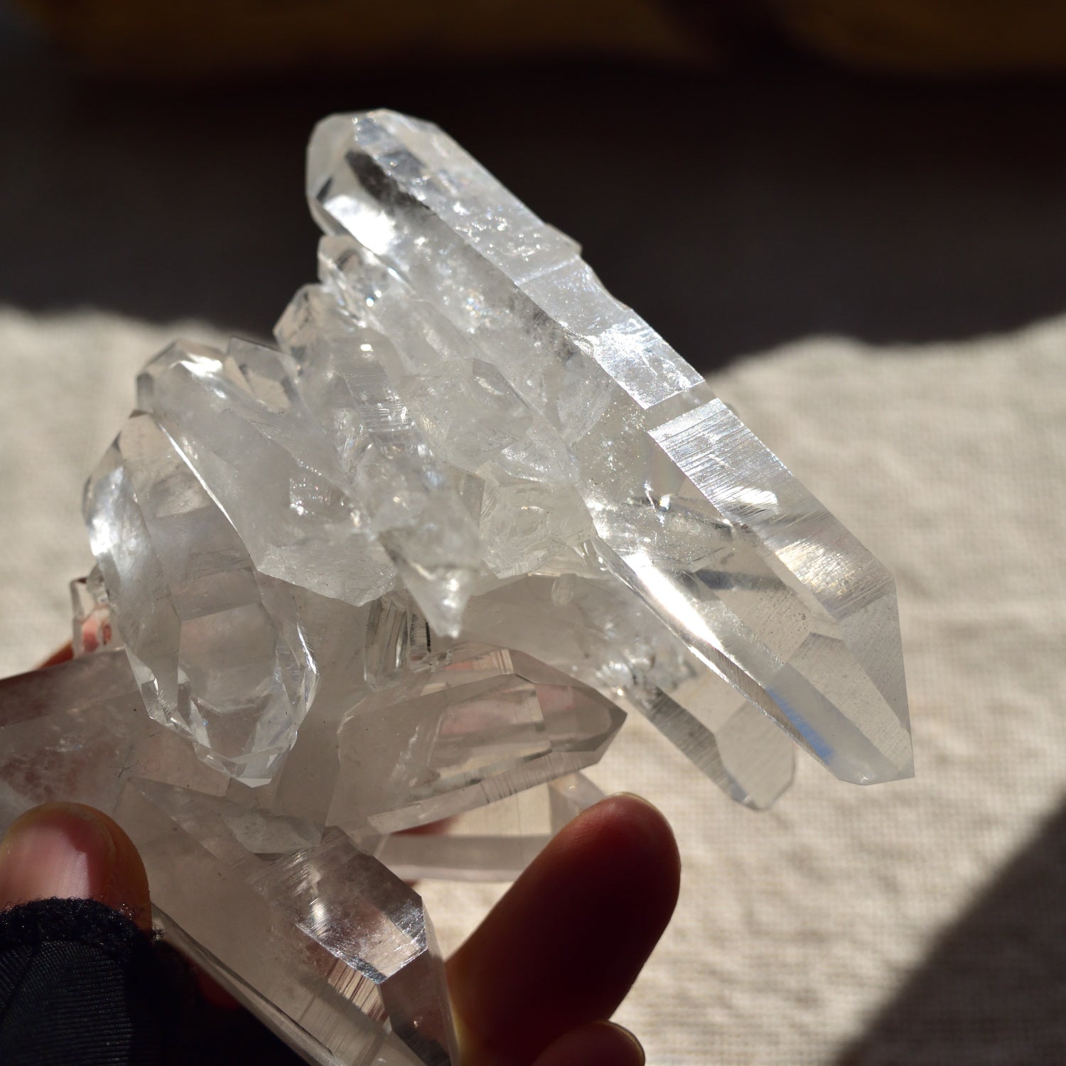 Arkansas Quartz, Atlantis Twilight, Record Keeper from Arkansas, USA, 210g/ Crystal Cluster