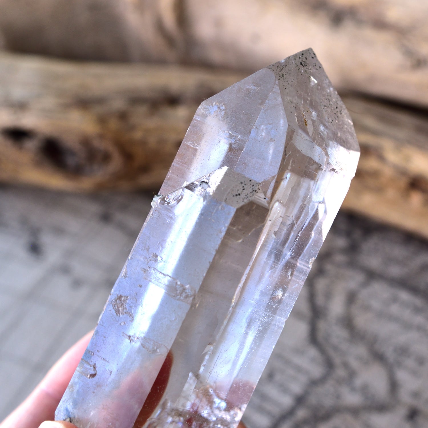 Himalayan Quartz - Chlorite - Dauphiné Twin - Cathedral - Trigonic - Record Keeper - Sacrifice - Skardu, Pakistan - 246g