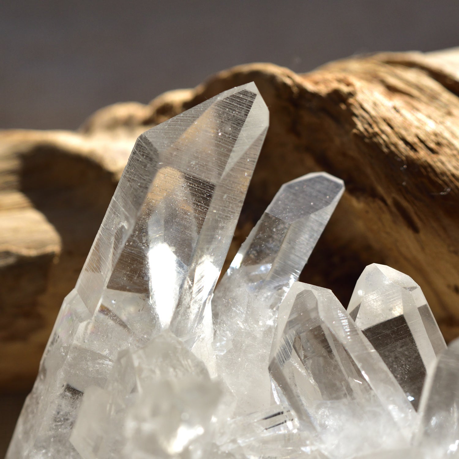 Arkansas Quartz, Atlantis Twilight, Record Keeper from Arkansas, USA, 210g/ Crystal Cluster