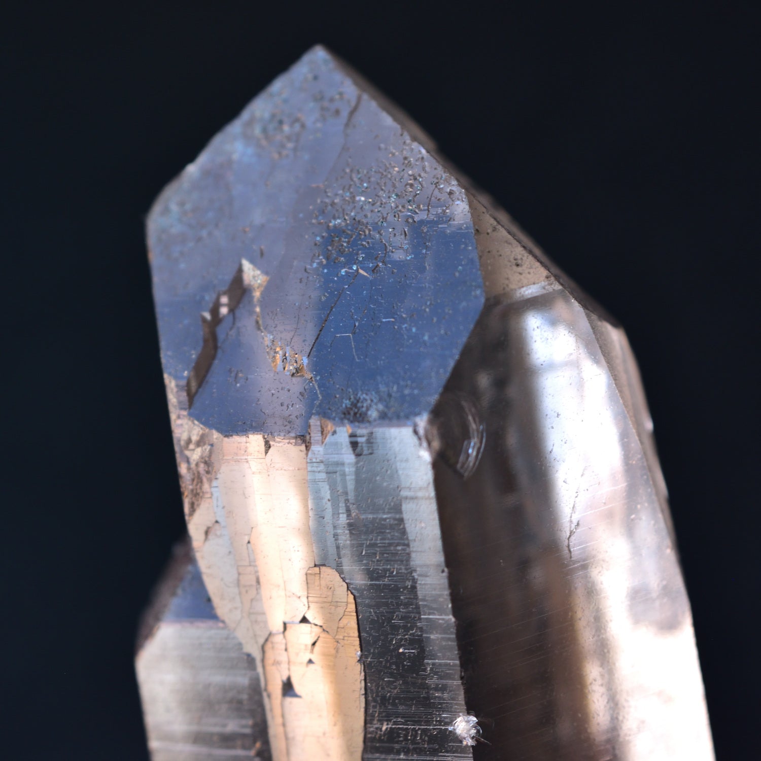 Himalayan Quartz - Chlorite - Dauphiné Twin - Cathedral - Trigonic - Record Keeper - Sacrifice - Skardu, Pakistan - 246g