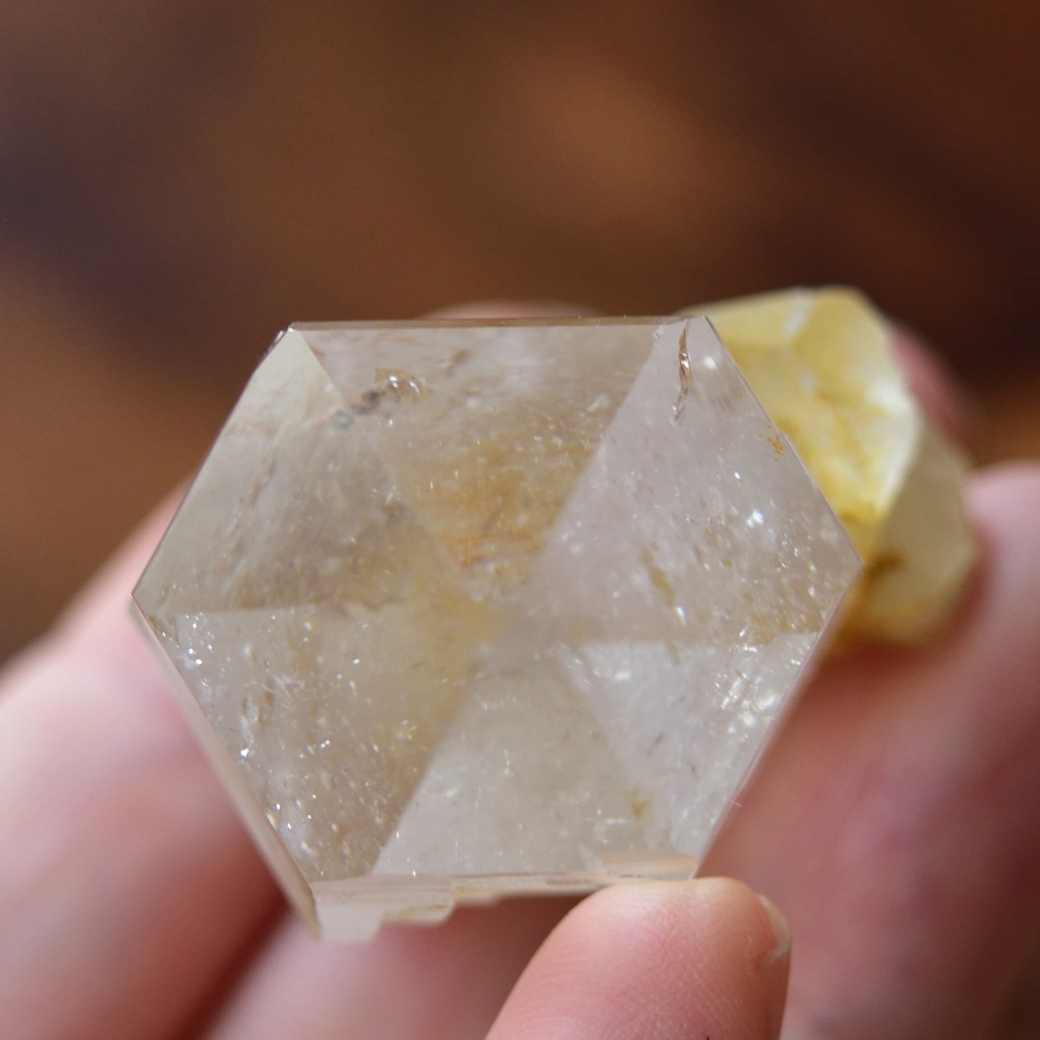 ヒマラヤ水晶　リモナイト・イン・クォーツ　パキスタン・スカルドゥ産　45g
