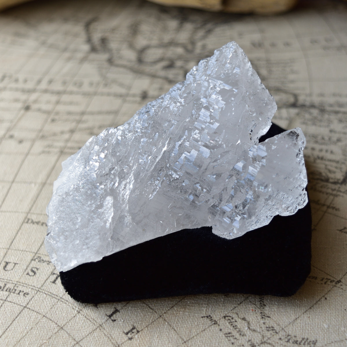 Mel Crystal "Ganesa" - Gwindel - Recrystallized- Singing Crystal - Rishikesh, India - 315g Himalayan