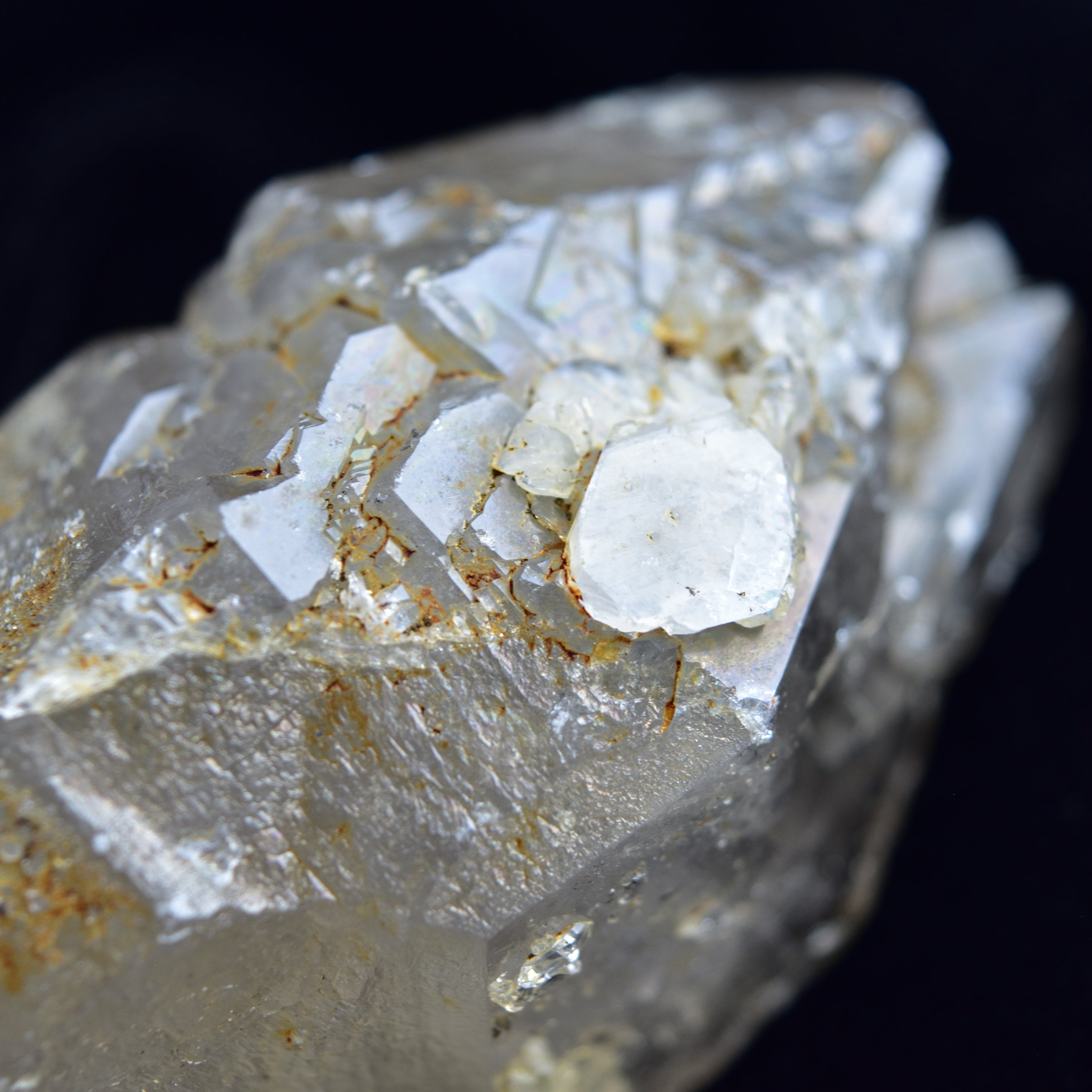 ウラル・スモーキー・クォーツ　両剣水晶　キー　ロシア・ウラル山脈産　219g