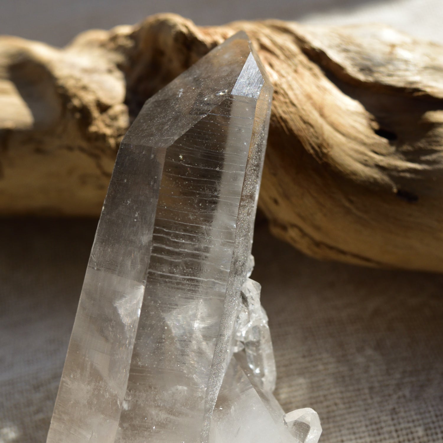 Arkansas Quartz "Twilight of Atlantis" - Double Terminated Crystal - Arkansas, USA - 154g Crystal Cluster