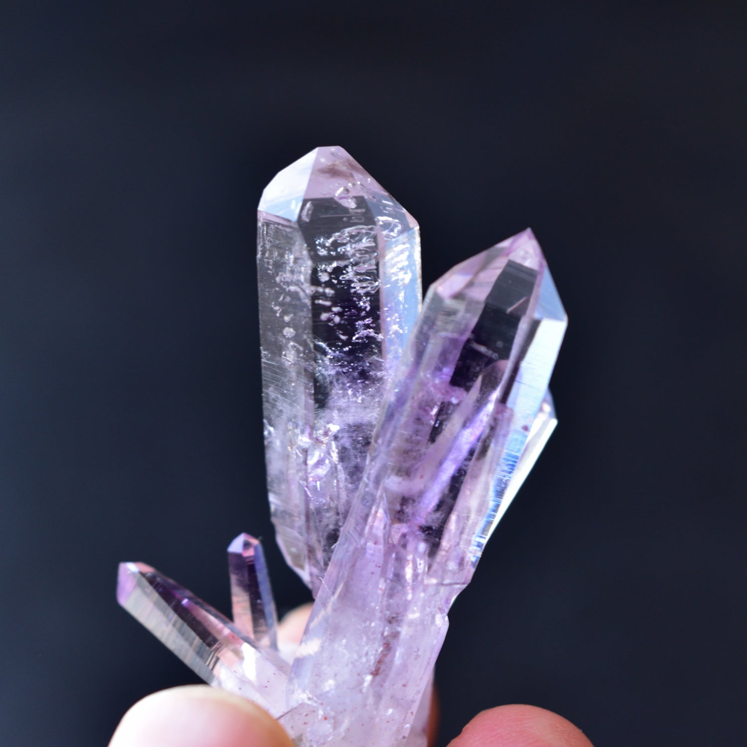 Veracruz Amethyst Cluster - Phantom - Yin-Yang Twin - from Veracruz, Mexico - 11g