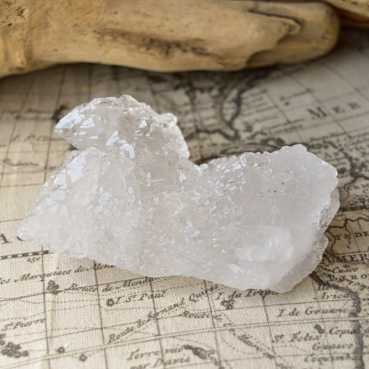 Mel Crystal "Ganesa" - Gwindel - Recrystallized- Singing Crystal - Rishikesh, India - 315g Himalayan
