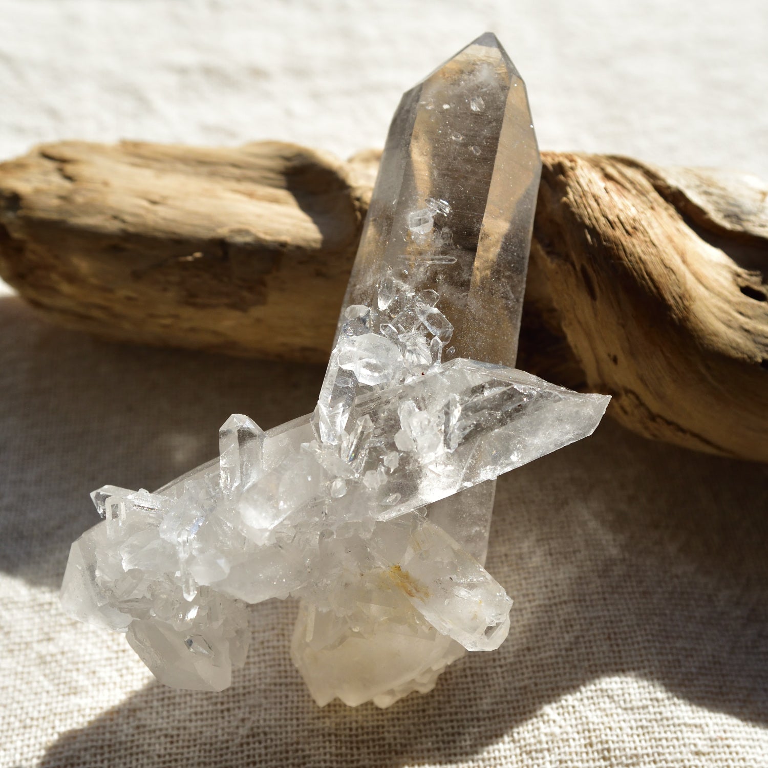 Arkansas Quartz "Twilight of Atlantis" - Double Terminated Crystal - Arkansas, USA - 154g Crystal Cluster