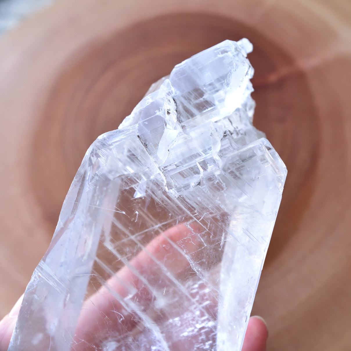 Selenite - Glass of the Virgin Mary - Minas Gerais, Brazil - 683g