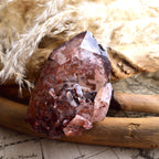 Shrine Quartz　シュライン・クォーツ　エレスチャル　ファントム　ヘマタイト　ブラジル・パラ州産　340ｇ
