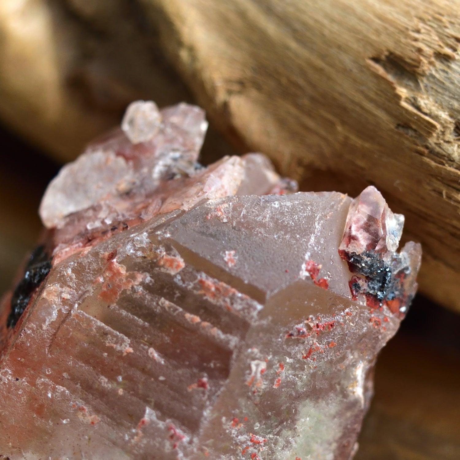 Shrine Quartz　シュライン・クォーツ　タントリック・ツイン　ファントム　ヘマタイト　ブラジル・パラ州産　100ｇ