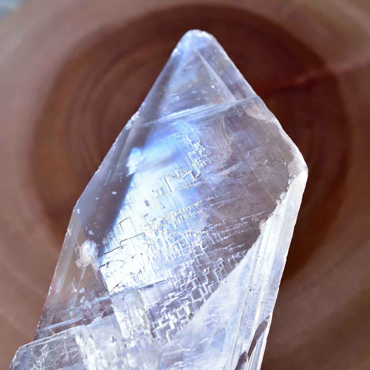 セレナイト　聖母マリアのガラス　ブラジル・ミナスジェライス州産　683g