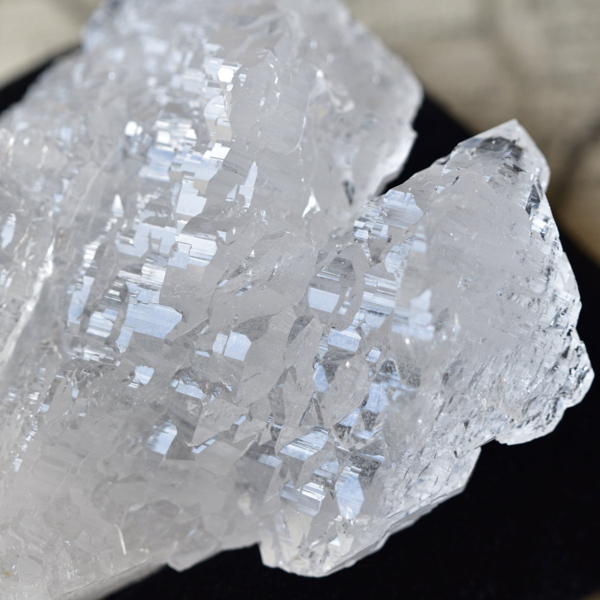 Mel Crystal "Ganesa" - Gwindel - Recrystallized- Singing Crystal - Rishikesh, India - 315g Himalayan