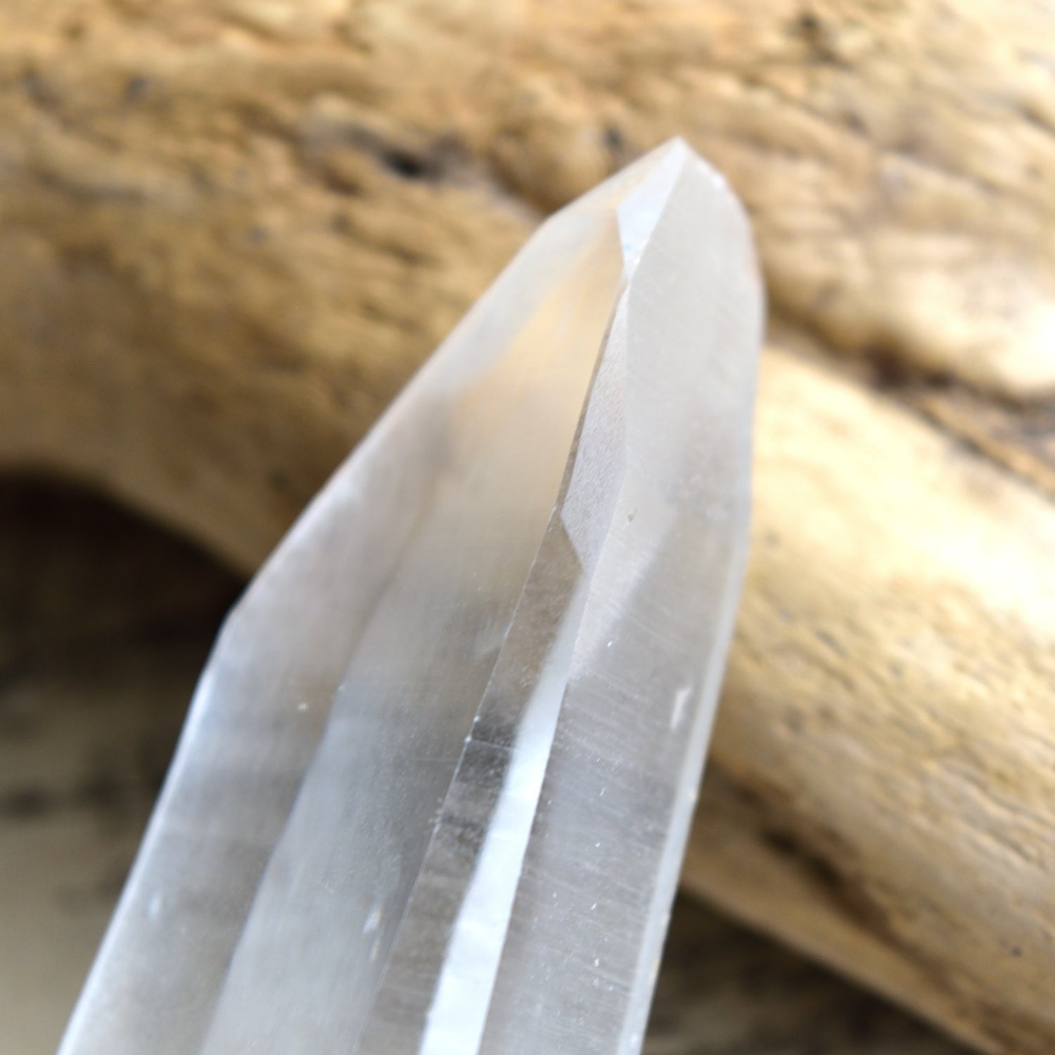 Lemurian Seed Trigonic Shovel Sacrifice Tabular from Bahia, Brazil, 238g/Point Quartz Crystal