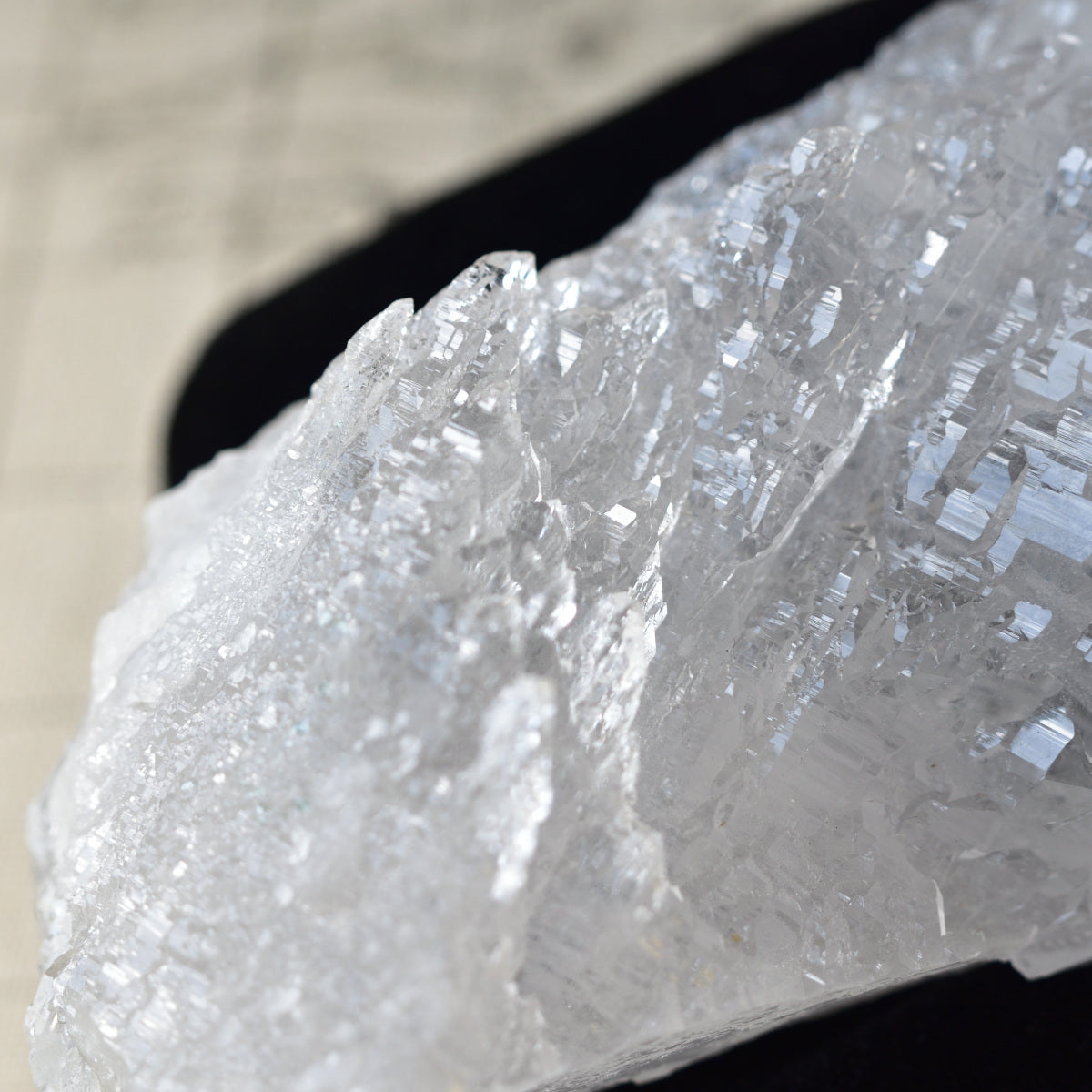Mel Crystal "Ganesa" - Gwindel - Recrystallized- Singing Crystal - Rishikesh, India - 315g Himalayan