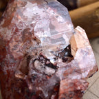 Shrine Quartz　シュライン・クォーツ　エレスチャル　ファントム　ヘマタイト　ブラジル・パラ州産　340ｇ