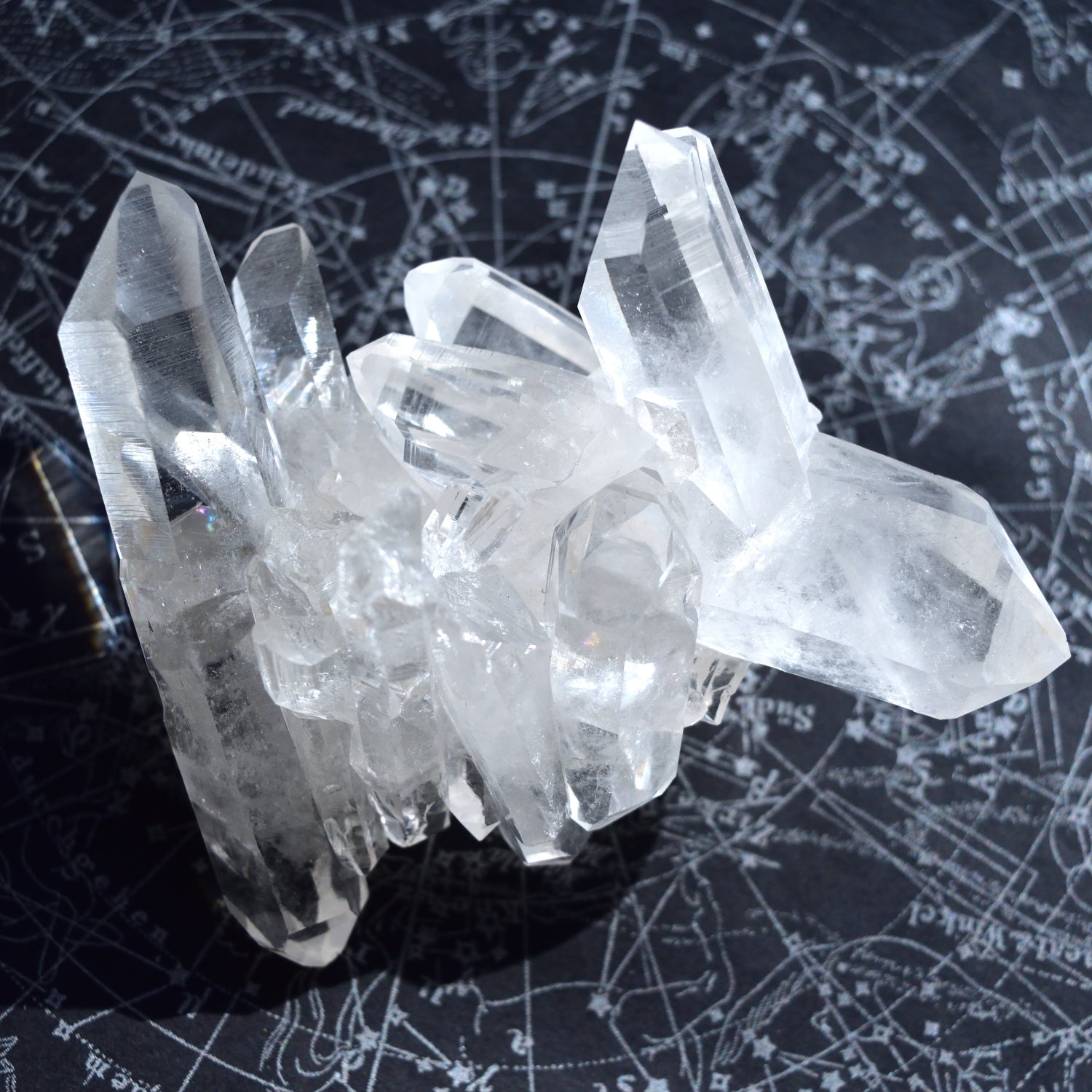 Arkansas Quartz, Atlantis Twilight, Record Keeper from Arkansas, USA, 210g/ Crystal Cluster