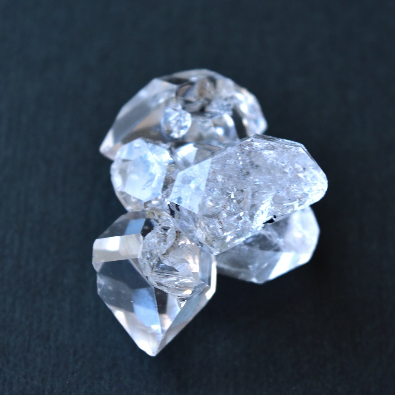 ハーキマーダイヤモンド　３結晶　米国・ニューヨーク州産  27g　