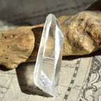 Lemurian Seed Tabby from Serra do Cabral, Brazil, 42g / Quartz Crystal Point