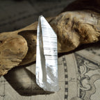 Lemurian Seed Tabby from Serra do Cabral, Brazil, 42g / Quartz Crystal Point