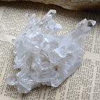 アーカンソー・クォーツ・クラスター　Silver Ray　両剣水晶　ブリッジ　アメリカ・アーカンソー州産　395g