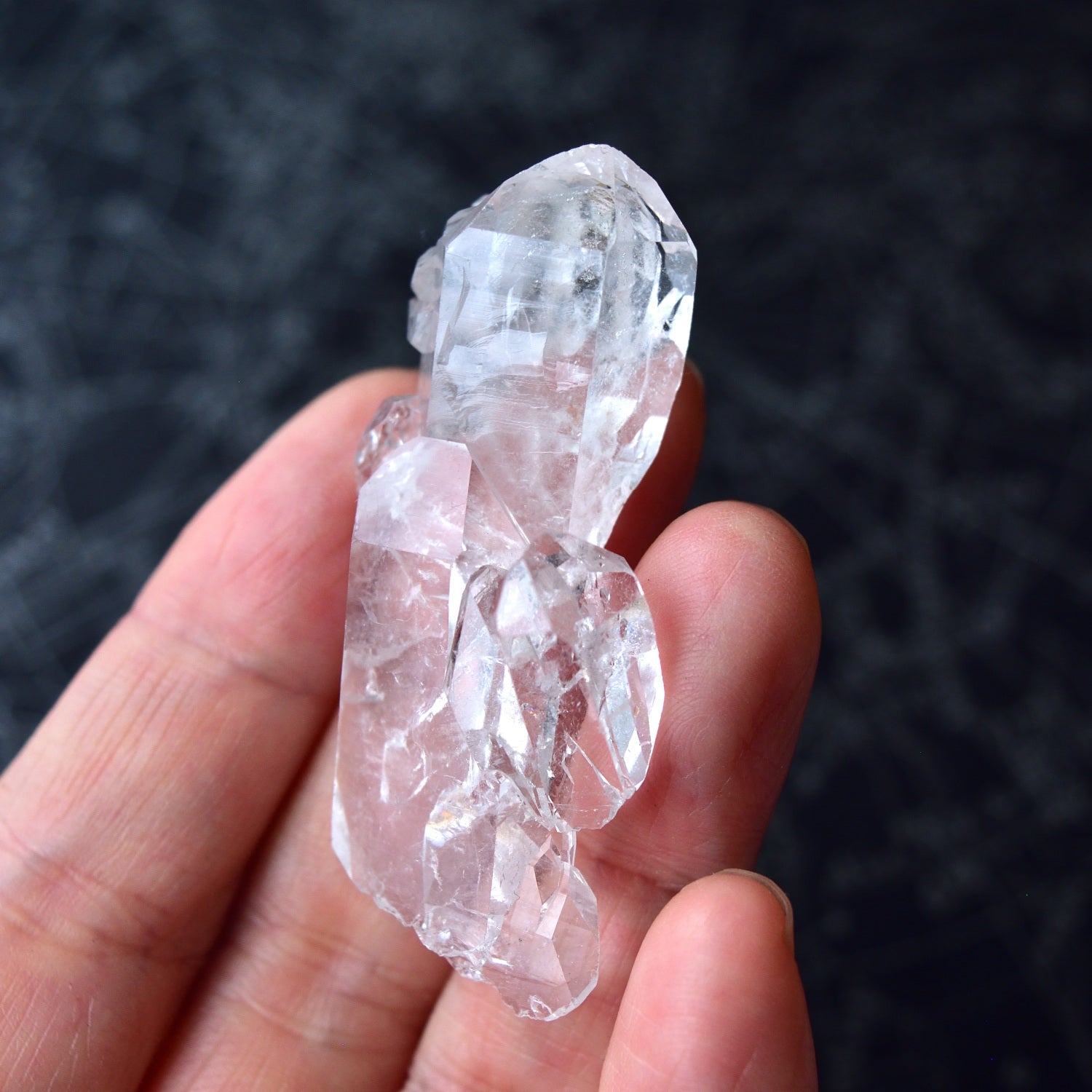 ゼカジソウザ・クォーツ　Starbrary Seed　Zeca de Souza　セルフヒールド水晶　ブラジル・ミナスジェライス州産　14g