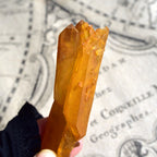 Solaris Quartz - Golden Healer - "Atlantis Sun" - Double Terminated Crystal - Arkansas Quartz - from Arkansas, USA - 49g