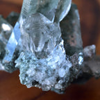 Himalayan Crystal, Chlorite, Rutile in Quartz "Omononushi no Okami" from Manihar, India, 178g / Crystal Cluster