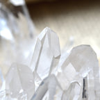 アーカンソー・クォーツ・クラスター　Silver Ray　両剣水晶　ブリッジ　アメリカ・アーカンソー州産　395g