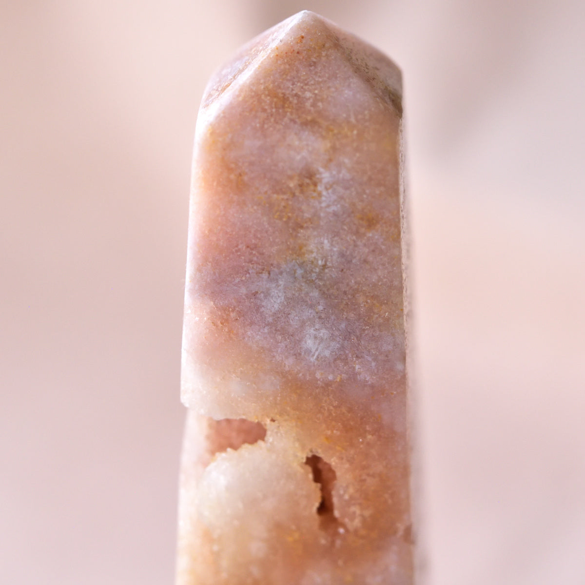 Pink Amethyst Point "Momoiro Tennyo" - Lemurian Pink - Rio Grande do Sul, Brazil - 270g
