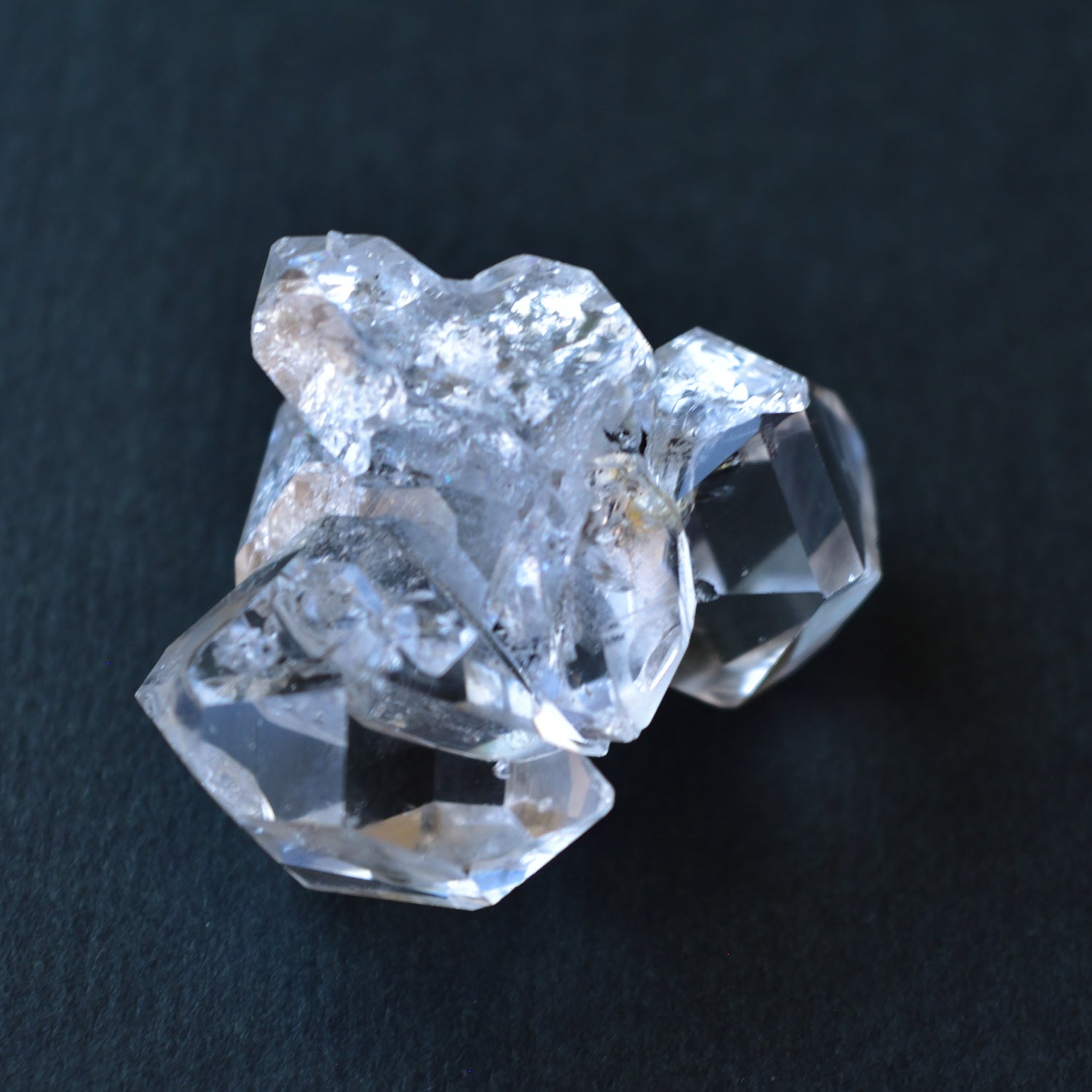 ハーキマーダイヤモンド　３結晶　米国・ニューヨーク州産  27g　