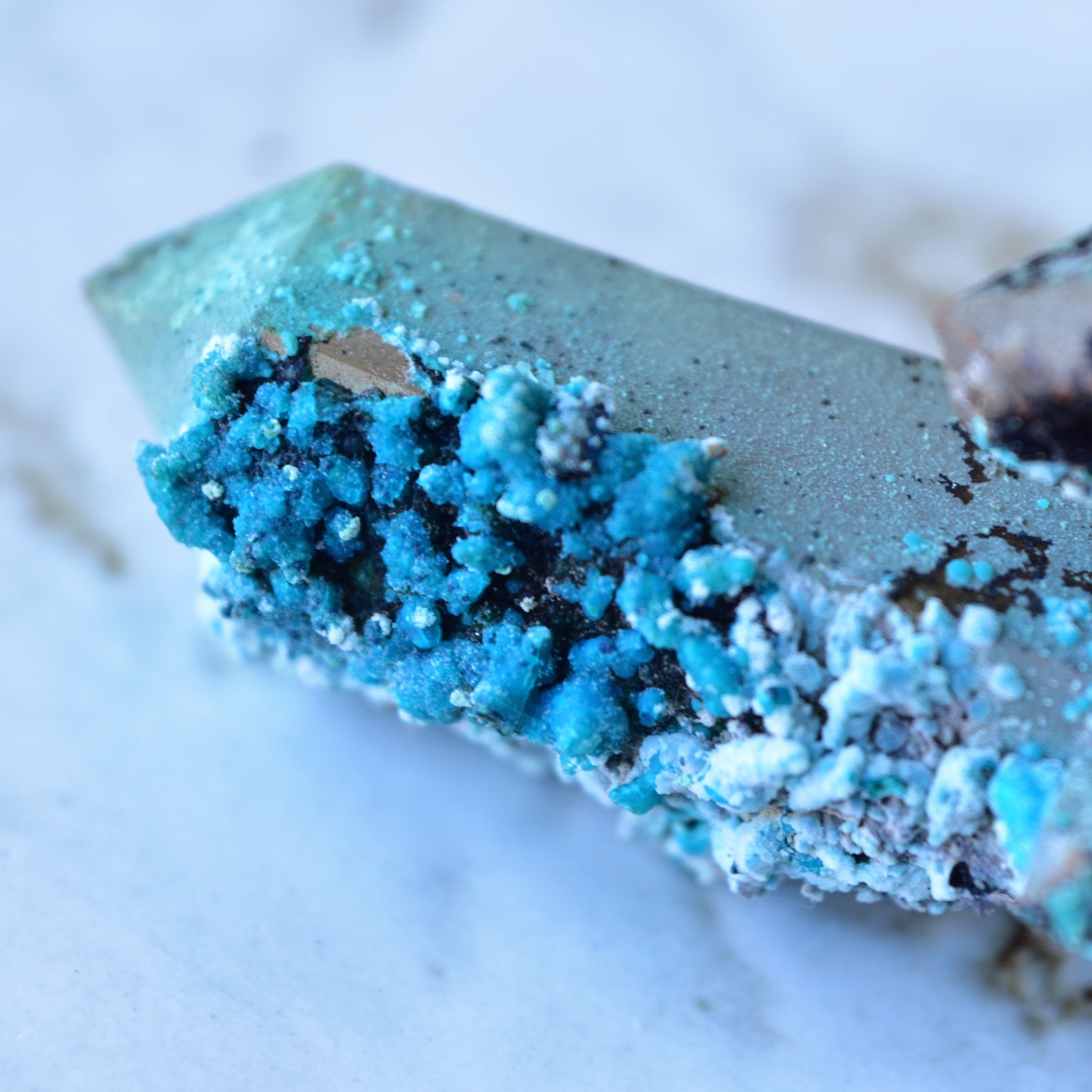 Chrysocolla on Quartz "Unity"  - Peru - 31g