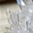 アーカンソー・クォーツ・クラスター　Silver Ray　両剣水晶　ブリッジ　アメリカ・アーカンソー州産　395g