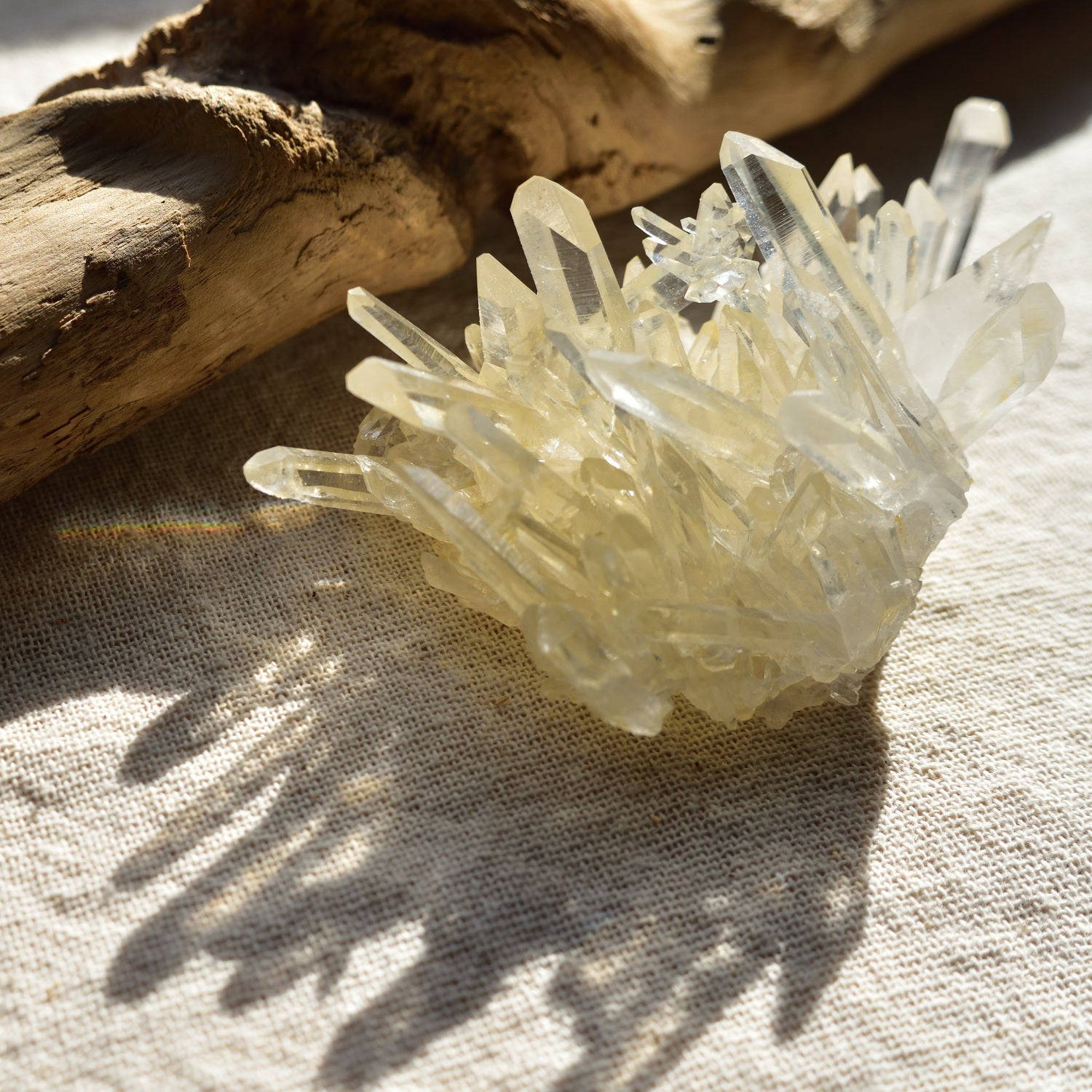 Arkansas Quartz Cluster "Atlantis Twilight" Golden Healer from Arkansas, USA - 148g