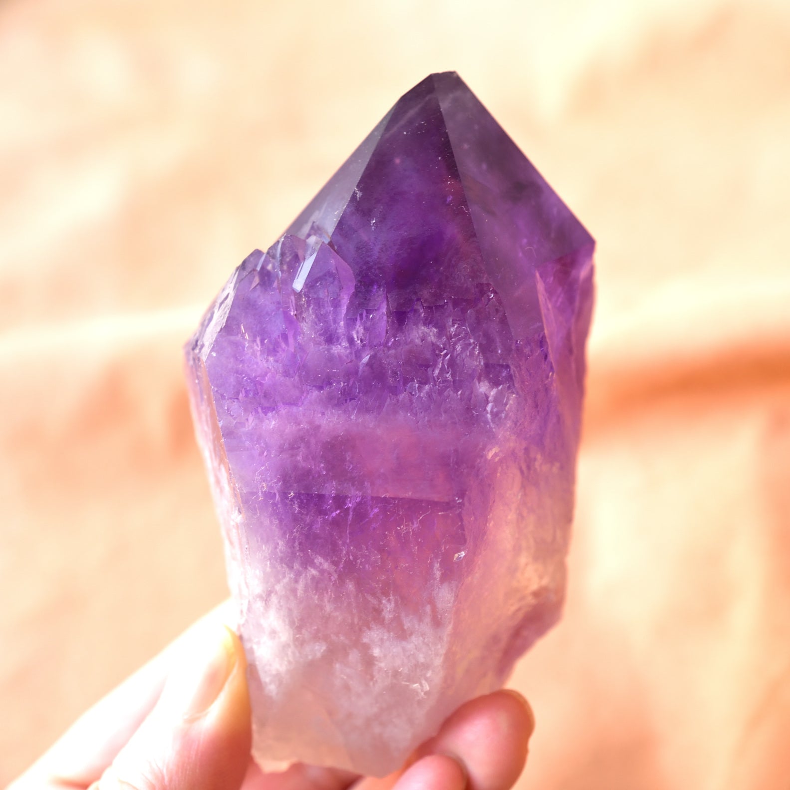 ボリビアン・アメジスト　Lemurian Violet Flame　イシス　ボリビア産　457ｇ