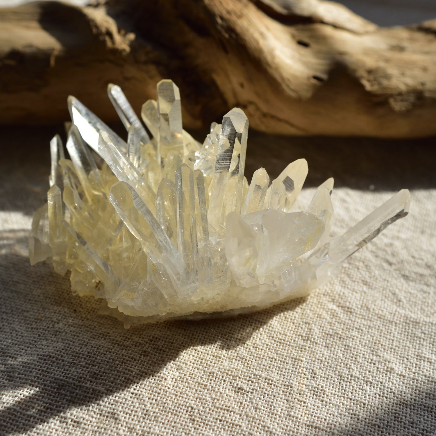 Arkansas Quartz Cluster "Atlantis Twilight" Golden Healer from Arkansas, USA - 148g