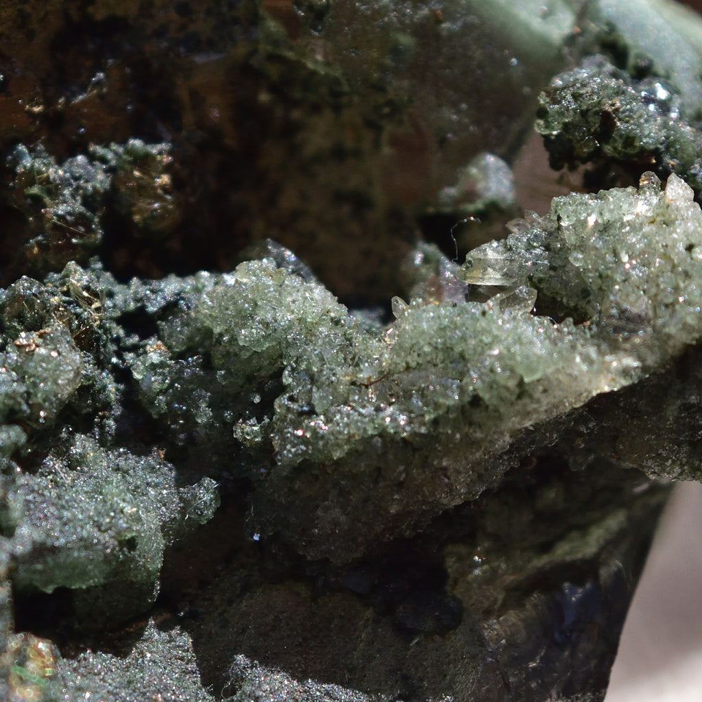 ヒマラヤ水晶　クローライト　ルチル　両剣水晶　ガーデンクォーツ　昇龍　インド・マニハール産　108g