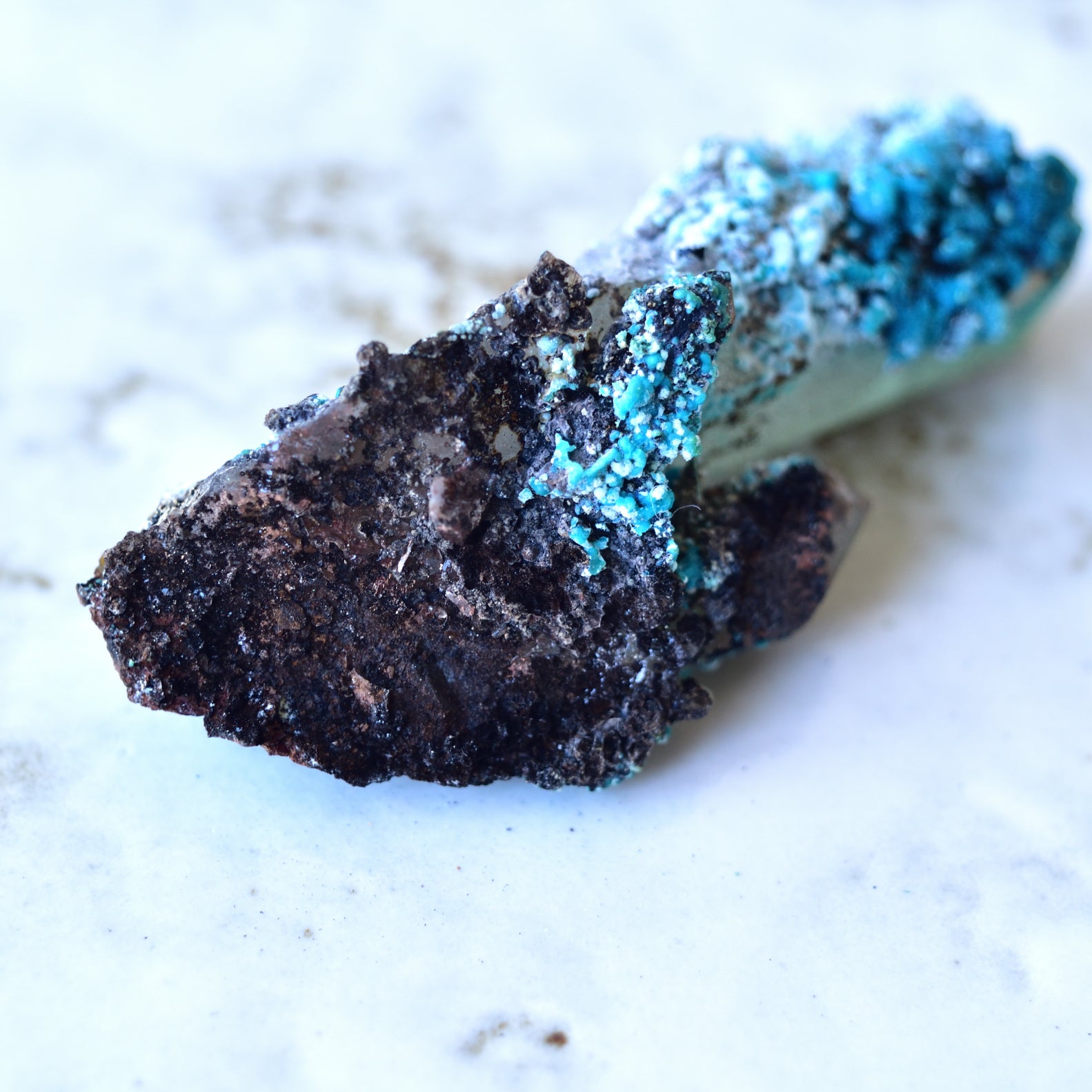 Chrysocolla on Quartz "Unity"  - Peru - 31g