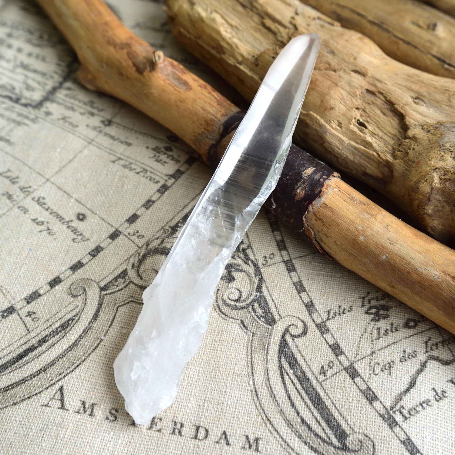 Lemurian Seed Pure Ray Singing Crystal from Bahia, Brazil, 54g/Point