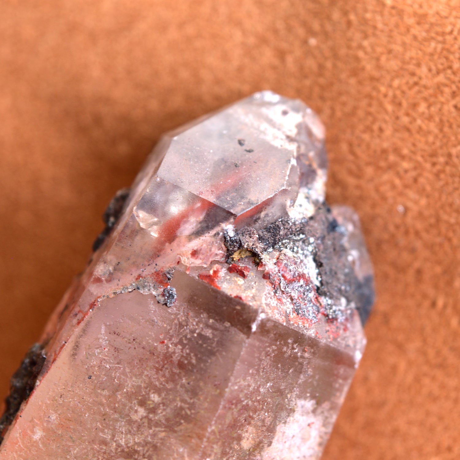 Shrine Quartz　シュライン・クォーツ　カテドラル　ファントム　ヘマタイト　ブラジル・パラ州産　140ｇ