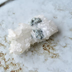 White Kailash Quartz Crystal Cluster - Chlorite - Singing - Himalayan Quartz - Mt. Kailash, Tibet - 51g